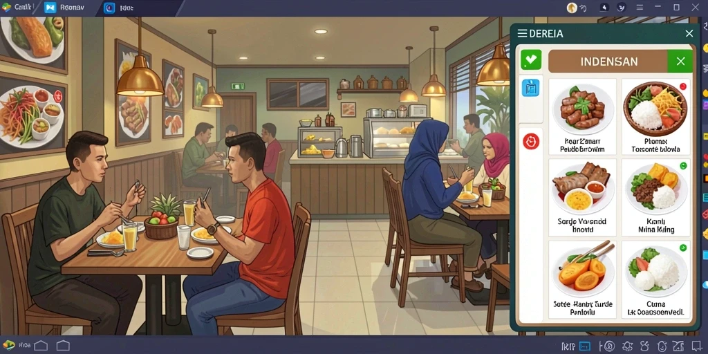 Tangkapan layar saat pertandingan sedang berlangsung.