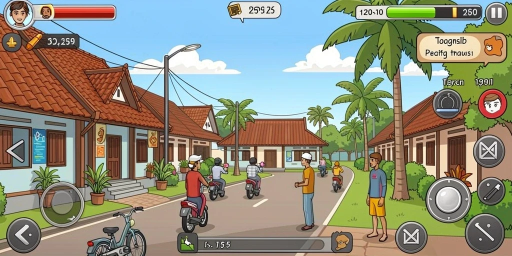 Mode multiplayer untuk bermain bersama teman.