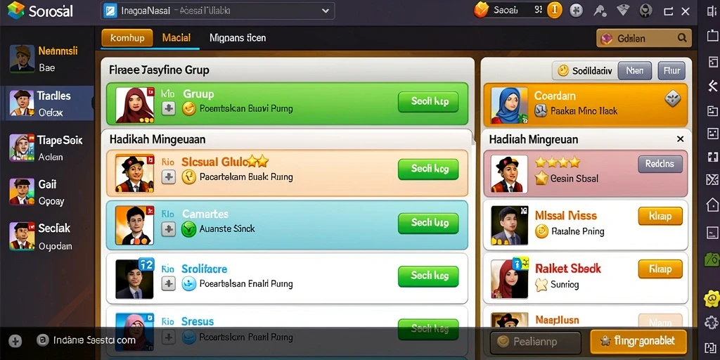 Gameplay seru yang penuh tantangan.