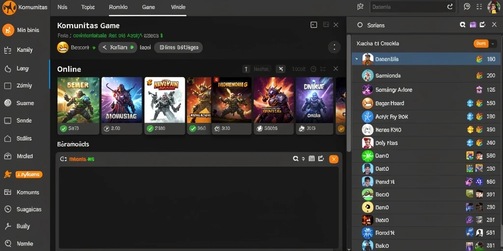 Ilustrasi interaksi multiplayer yang seru dan dinamis.